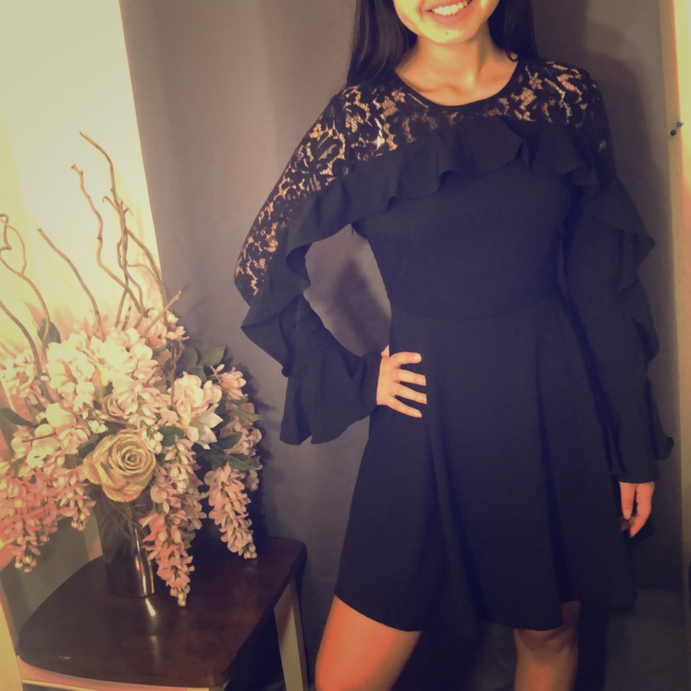 Black Dress with beautiful details